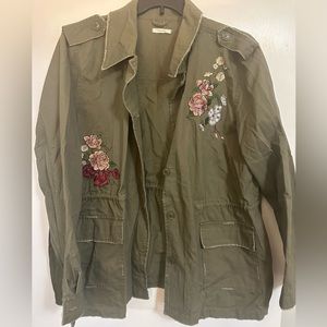 Maurice’s Floral Embroidery Jacket